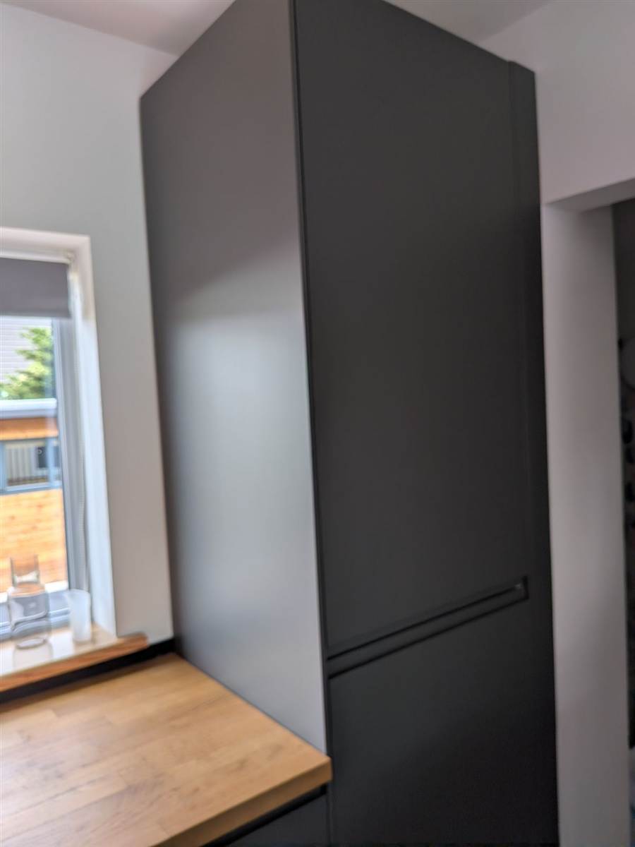 After — integrated fridge freezer unit